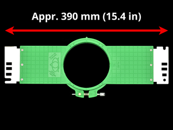 Aemco PAGL 394 mm (Appr. 15.5 inch) Arm Spacing Premium Allied Grid-Lock Plastic Embroidery Hoops - Tubular