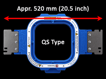 Barudan Mighty Hoops (Magnetic) - QS 520 mm (Appr. 20.5 inch) Arm Spacing