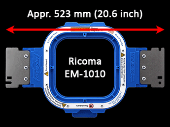 Ricoma Mighty Hoops (Magnetic) - EM-1010 527 mm (Appr. 20.7 inch) Arm Spacing