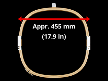 Tajima Allied Wooden Hoops (AWH) - 460 mm (Appr. 18.1 inch) Arm Spacing