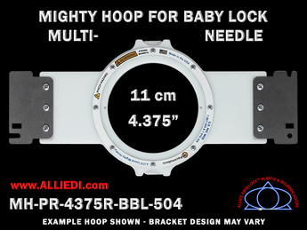 Baby Lock Multi-Needle 4.375 inch (11 cm) Round Magnetic Mighty Hoop