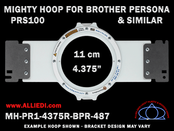 Brother PRS100 Persona Single-Needle 4.375 inch (11 cm) Round Magnetic Mighty Hoop