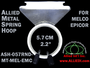 5.7 cm (2.2 inch) Round Single Height Allied Metal Embroidery Hoop
