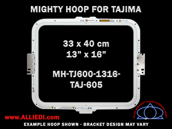 Tajima 13 x 16 inch (33 x 40 cm) Rectangular Magnetic Mighty Hoop for 600 mm Sew Field / Arm Spacing