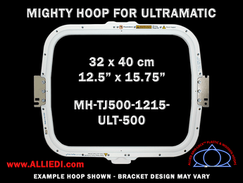 Ultramatic-II 12.5 x 15.75 inch (32 x 40 cm) Rectangular Magnetic Mighty Hoop for 500 mm Sew Field / Arm Spacing