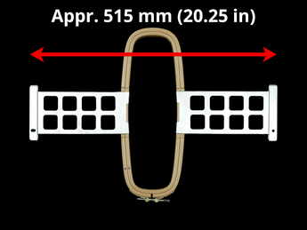 Barudan Allied Wooden Hoops (AWH) - QS 520 mm (Appr. 20.5 inch) Arm Spacing