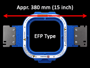 Barudan Mighty Hoops (Magnetic) - EFP 380 mm (Appr. 15.0 inch) Arm Spacing