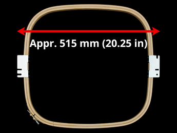 Happy Japan Allied Wooden Hoops (AWH) - 520 mm (Appr. 20.5 inch) Arm Spacing