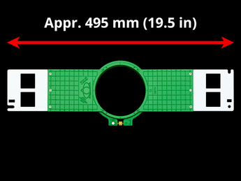 Highland AGL 500 mm (Appr. 19.7 inch) Arm Spacing 132