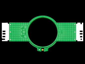 Allied Grid-Lock Plastic Embroidery Hoops - Tubular Prodigi Hoops