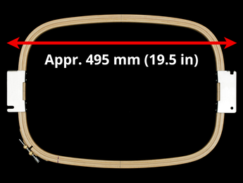 SWF Allied Wooden Hoops (AWH) - 500 mm (Appr. 19.7 inch) Arm Spacing