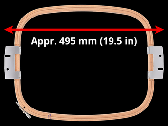ZSK Allied Wooden Hoops (AWH) - 495 mm (Appr. 19.5 inch) Arm Spacing