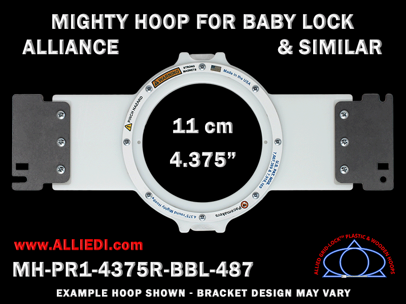 Loop Hoop Lock Baby Lock Alliance Hoop - Magnetic Mighty Hoop - 4.375 inch (11 cm ...
