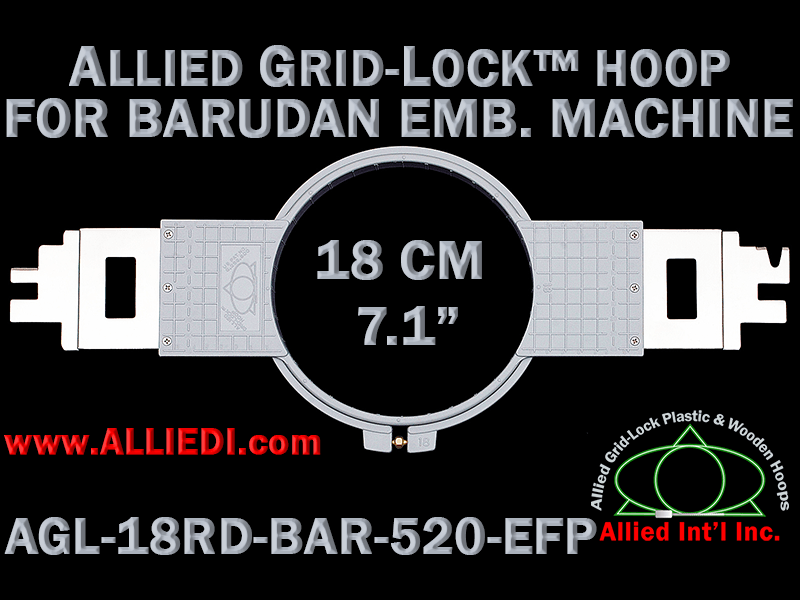 Barudan Hoop / Embroidery Frame - 520 mm Sew Field / Arm Spacing, EFP ...