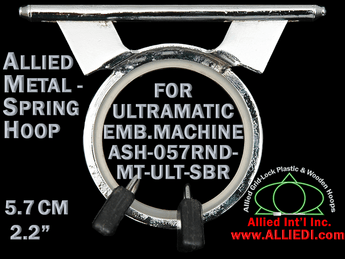 5.7 cm (2.2 inch) Round Allied Metal Embroidery Hoop