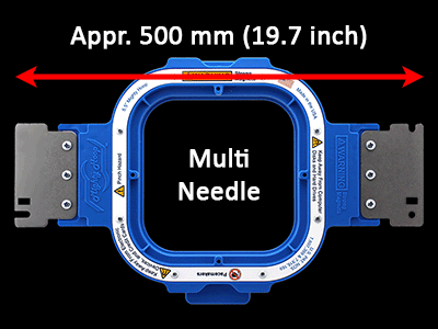 Multi-Needle 504 mm (Appr. 19.8 inch) Arm Spacing