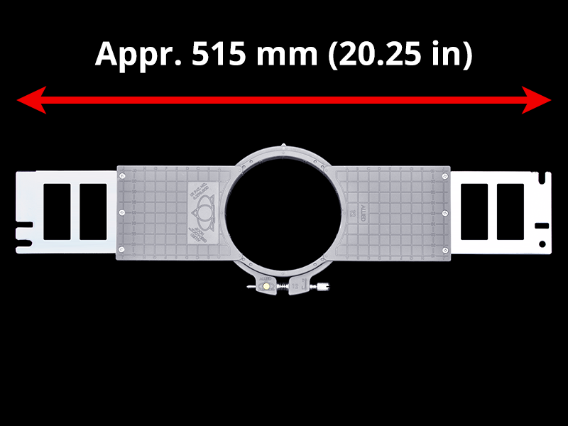 520 mm (Appr. 20.5 inch) Arm Spacing