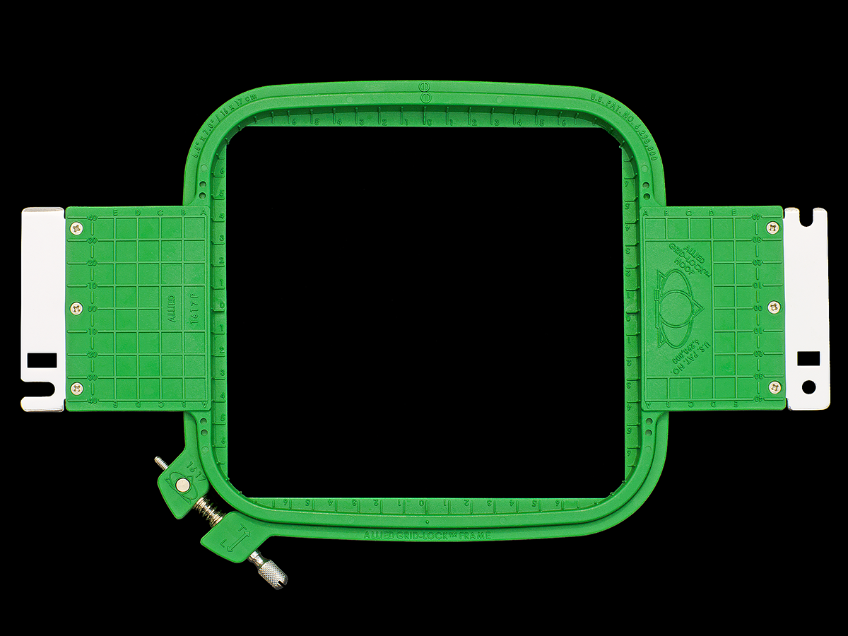 Premium Allied Grid-Lock Plastic Embroidery Hoops - Tubular