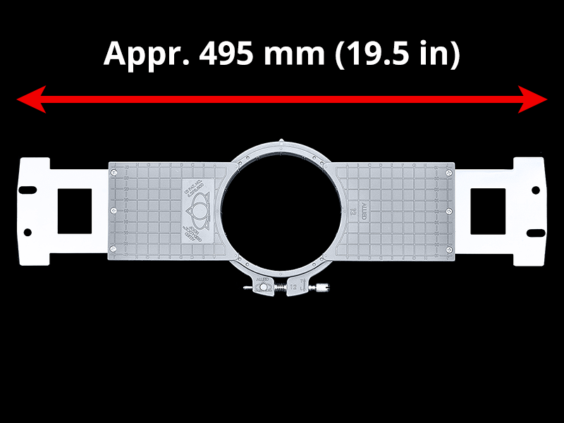495 mm (Appr. 19.5 inch) Arm Spacing