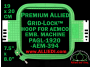 19 x 20 cm (7.5 x 8 inch) Rectangular Premium Allied Grid-Lock Plastic Embroidery Hoop - Aemco 394