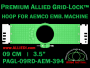 9 cm (3.5 inch) Round Premium Allied Grid-Lock Plastic Embroidery Hoop - Aemco 394