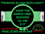 21 cm (8.3 inch) Round Premium Allied Grid-Lock Plastic Embroidery Hoop - Aemco 394