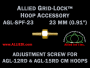 23 mm (0.91 inch) Replacement Hoop Adjustment Thumbscrew for Original Design Standard Version 12 cm and 15 cm Round Allied Grid-Lock Embroidery Hoops