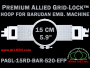 15 cm (5.9 inch) Round Premium Allied Grid-Lock Plastic Embroidery Hoop - Barudan 520 EFP
