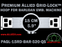 15 cm (5.9 inch) Round Premium Allied Grid-Lock Plastic Embroidery Hoop - Barudan 520 QS