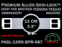 Brother PRS100 Persona 15 cm (5.9 inch) Round Premium Allied Grid-Lock Embroidery Hoop