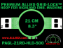 21 cm (8.3 inch) Round Premium Allied Grid-Lock Plastic Embroidery Hoop - Highland 500