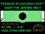 7 cm (2.8 inch) Round Premium Allied Grid-Lock Plastic Embroidery Hoop - Janome 360