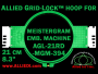 21 cm (8.3 inch) Round Allied Grid-Lock Plastic Embroidery Hoop - Meistergram 394