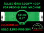 12 cm (4.7 inch) Round Allied Grid-Lock (New Design) Plastic Embroidery Hoop - Prodigi 394