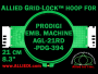 21 cm (8.3 inch) Round Allied Grid-Lock Plastic Embroidery Hoop - Prodigi 394