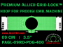 9 cm (3.5 inch) Round Premium Allied Grid-Lock Plastic Embroidery Hoop - Prodigi 400