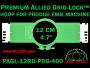 12 cm (4.7 inch) Round Premium Allied Grid-Lock Plastic Embroidery Hoop - Prodigi 400