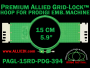 15 cm (5.9 inch) Round Premium Allied Grid-Lock Plastic Embroidery Hoop - Prodigi 394