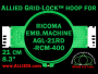 21 cm (8.3 inch) Round Allied Grid-Lock Plastic Embroidery Hoop - Ricoma 400