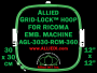 30 x 30 cm (12 x 12 inch) Square Allied Grid-Lock Plastic Embroidery Hoop - Ricoma 360 - Allied May Substitute this with Premium Version Hoop