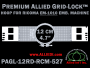 Ricoma EM-1010 12 cm (4.7 inch) Round Premium Allied Grid-Lock Embroidery Hoop