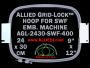 24 x 30 cm (9 x 12 inch) Rectangular Allied Grid-Lock Plastic Embroidery Hoop - SWF 400