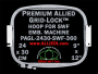 24 x 30 cm (9 x 12 inch) Rectangular Premium Allied Grid-Lock Plastic Embroidery Hoop - SWF 360