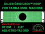 Tajima 7 cm (2.8 inch) Round Allied Grid-Lock Embroidery Hoop for 360 mm Sew Field / Arm Spacing