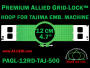 Tajima 12 cm (4.7 inch) Round Premium Allied Grid-Lock Embroidery Hoop for 500 mm Sew Field / Arm Spacing