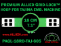 Tajima 18 cm (7.1 inch) Round Premium Allied Grid-Lock Embroidery Hoop for 605 mm Sew Field / Arm Spacing
