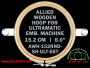 15.2 cm (6.0 inch) Round Allied Wooden Embroidery Hoop