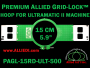 15 cm (5.9 inch) Round Allied Grid-Lock (New Design) Plastic Embroidery Hoop - Ultramatic-II 500