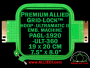 19 x 20 cm (7.5 x 8 inch) Rectangular Premium Allied Grid-Lock Plastic Embroidery Hoop - Ultramatic-II 360