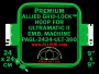 24 x 24 cm (9 x 9 inch) Square Premium Allied Grid-Lock Plastic Embroidery Hoop - Ultramatic-II 360